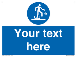 Custom Alighting from a toboggan to the right